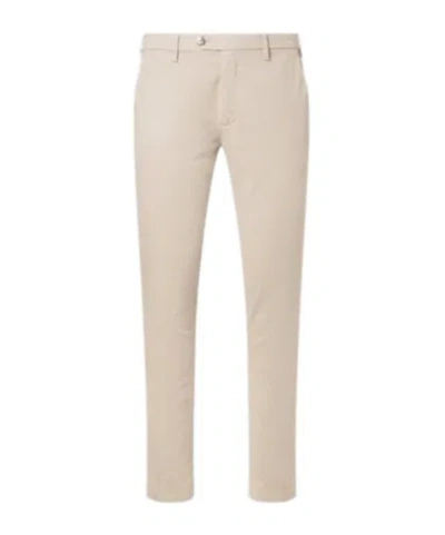 Canali Cotton Straight Chinos In Multi