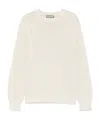 Canali Cotton Sweater In White