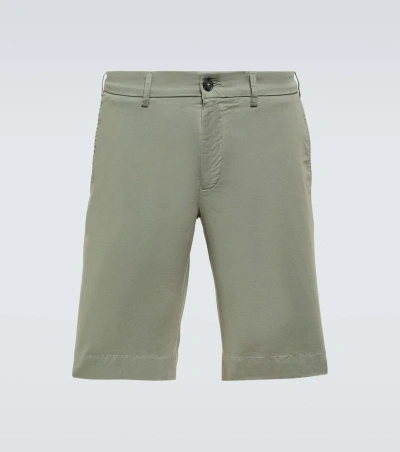 Canali Cotton Twill Bermuda Shorts In 815