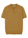 Canali Cotton Zip-up Polo Shirt