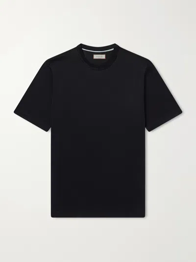 Canali Cotton-jersey T-shirt In Multi