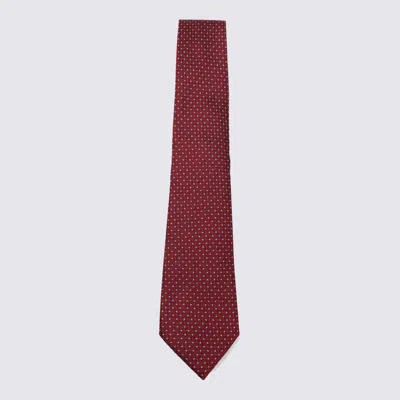 Canali Cravatte In Red