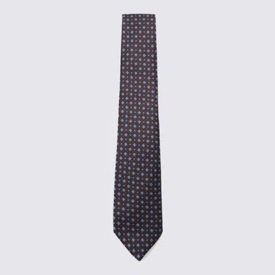 Canali Cravatte In Brown