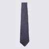 Canali Blue Wool Tie