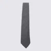 Canali Grey Wool Tie