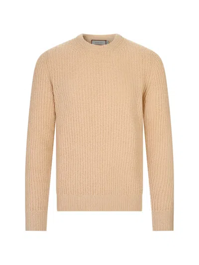 Canali Crew-neck Sweater In Neutral