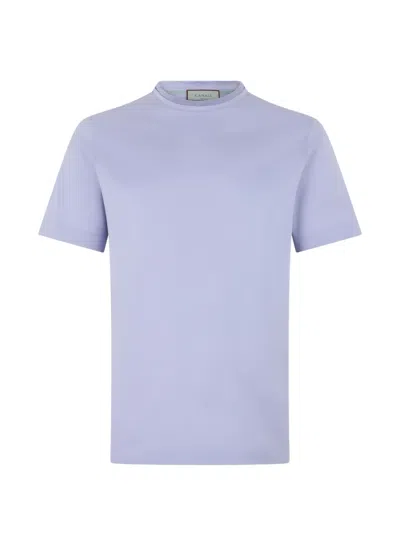 Canali Crewneck T-shirt In Purple