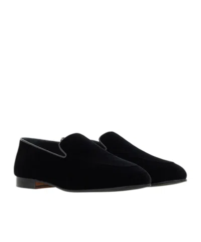 CANALI ALMOND-TOE LOAFERS