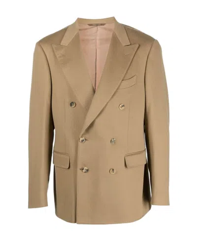 CANALI DOUBLE-BREASTED CASHMERE BLAZER