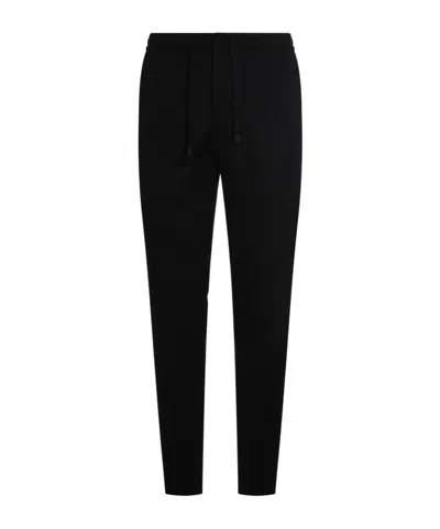 CANALI DRAWSTRING-WAIST TRACK PANTS