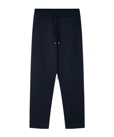 Canali Drawstring Pants In Blue