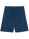 Canali Drawstring Shorts In Blue