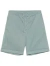 Canali Drawstring Shorts In Blue