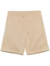 Canali Drawstring Shorts In Neutrals