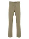 Canali Drawstring Straight-leg Trousers In 中性色