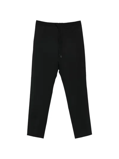 Canali Drawstring Trousers In Black