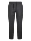 Canali Drawstring-waistband Trousers In Gray