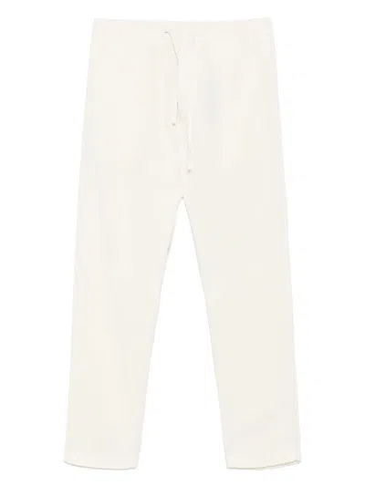 Canali Drawstring-waistband Trousers In Neutrals