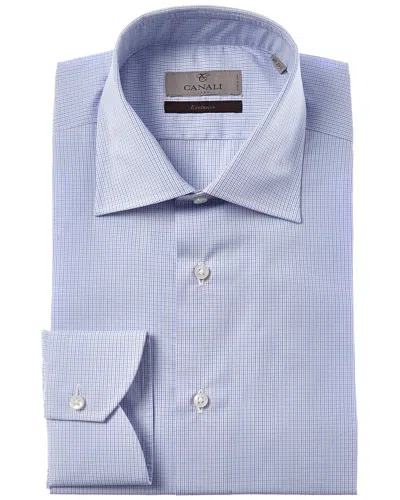 Canali Dress Shirt In Blue