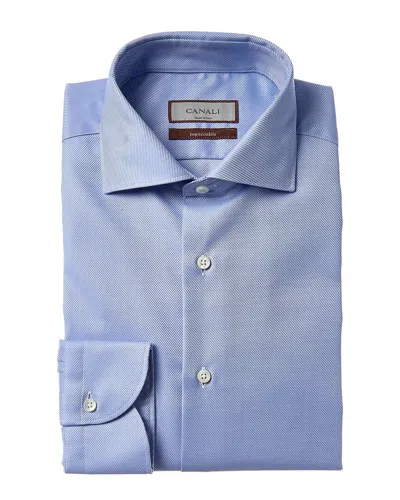 Canali Dress Shirt In Blue