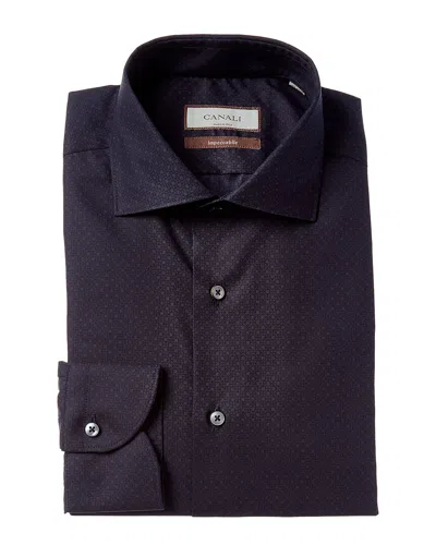 Canali Dress Shirt In Blue