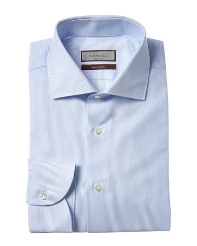 Canali Dress Shirt In Blue