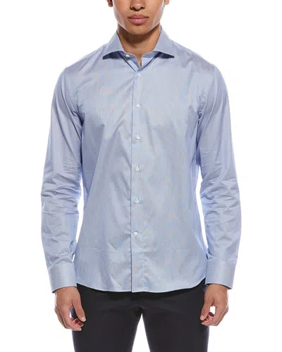 Canali Dress Shirt In Blue