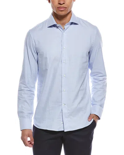 Canali Dress Shirt In Blue