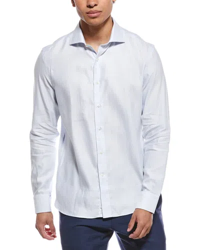 Canali Dress Shirt In Blue