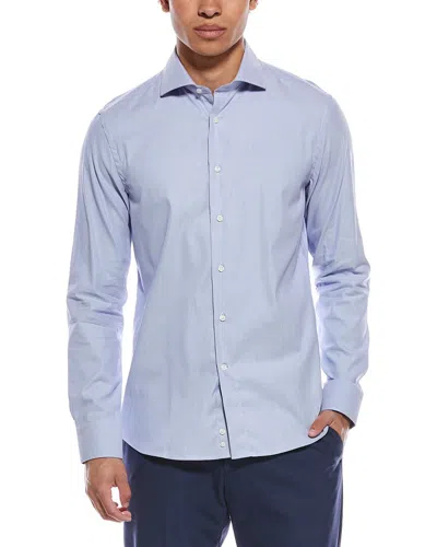 Canali Dress Shirt In Yellow