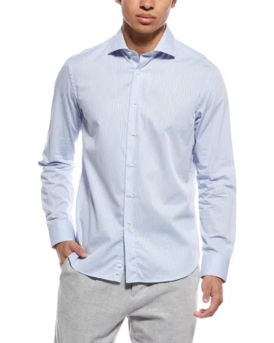 Canali Dress Shirt In Blue