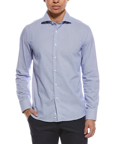Canali Dress Shirt In Blue