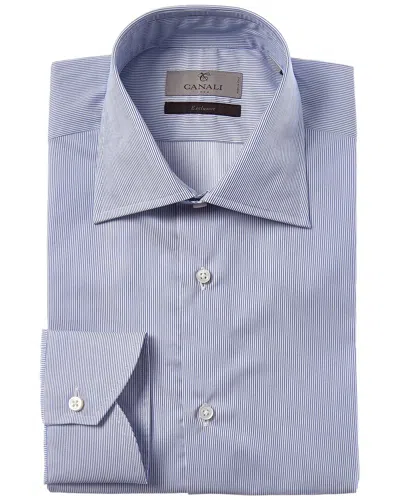 Canali Dress Shirt In Blue