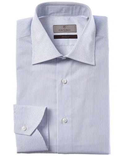 Canali Dress Shirt In Blue