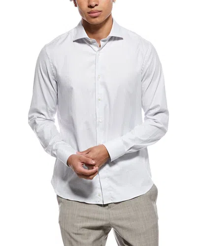 Canali Dress Shirt In Blue
