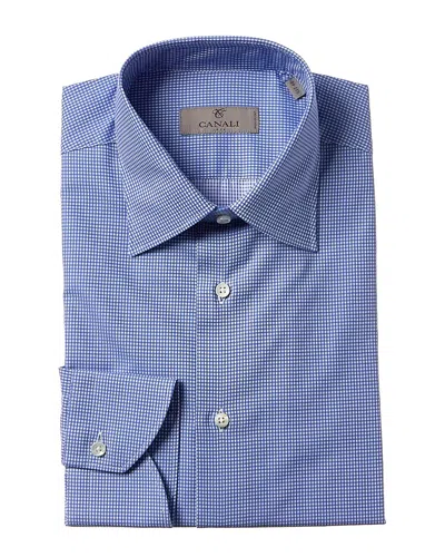 Canali Dress Shirt In Blue