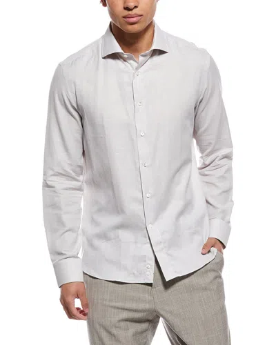 Canali Dress Shirt In Gray