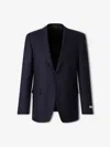 Canali Patch Pocket Blazer In Blue