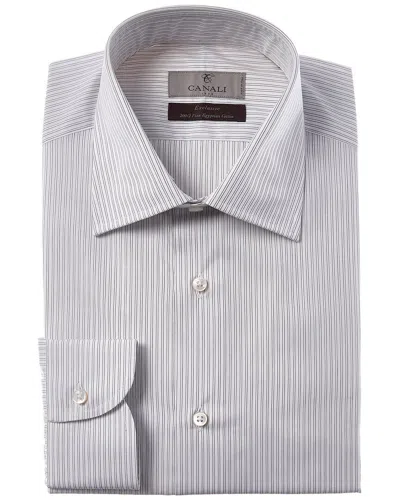 Canali Dress Shirt In Neutral