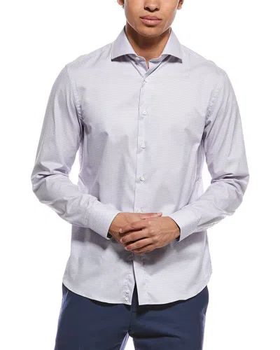 Canali Dress Shirt In Animal Print