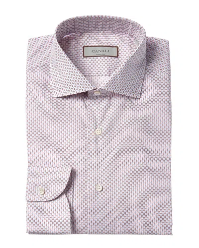 Canali Dress Shirt In Purple