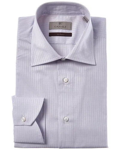 Canali Dress Shirt In Purple