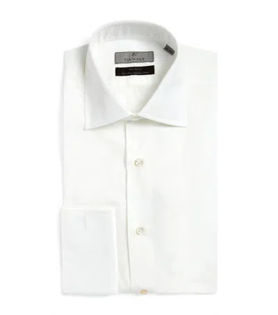 Canali Egyptian Cotton Slim-fit Shirt In White