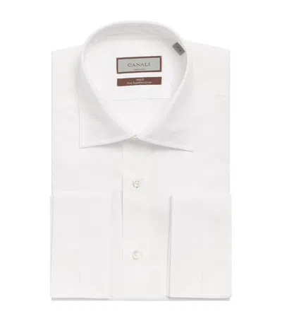 Canali Egyptian Cotton Slim-fit Shirt In White