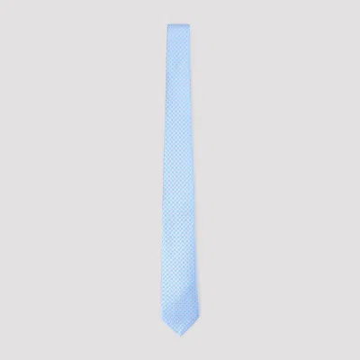 Canali Elegant Silk Tie For Men In Blue