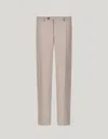 Canali Exclusive Beige Pleatless Pure 150's Wool Pants In Neutral