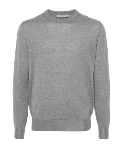 CANALI FINE-KNIT MERINO JUMPER