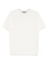 Canali Fine-knit T-shirt In 白色