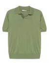 Canali Fine-knit T-shirt In Green