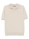 Canali Fine-knit T-shirt In Neutrals